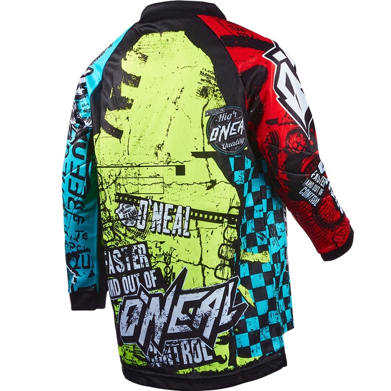 Detský motokrosový dres O'Neal Element Wild viacfarebný
