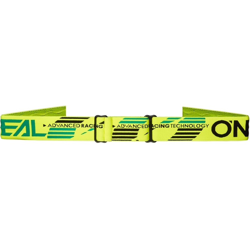 Detské motokrosové okuliare O'Neal B-10 Solid fluo žlté s čírym plexi