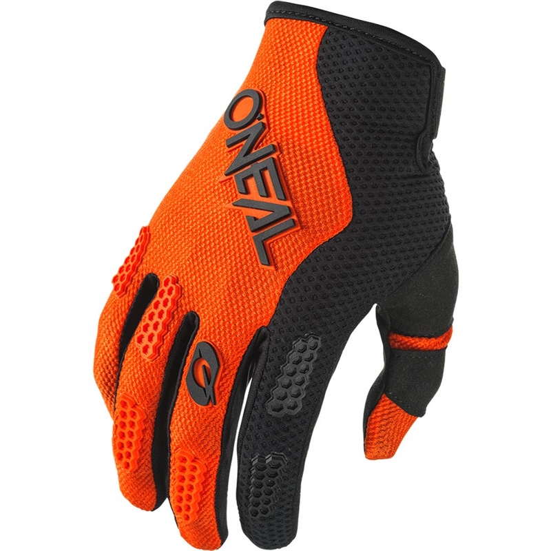 Detské motokrosové rukavice O´Neal Element Racewear čierno-oranžové