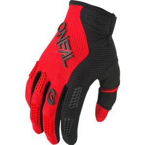 Detské motokrosové rukavice O´Neal Element Racewear čierno-červené