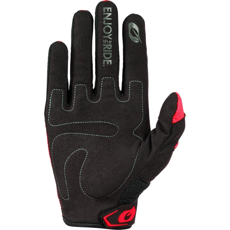 Detské motokrosové rukavice O´Neal Element Racewear čierno-červené