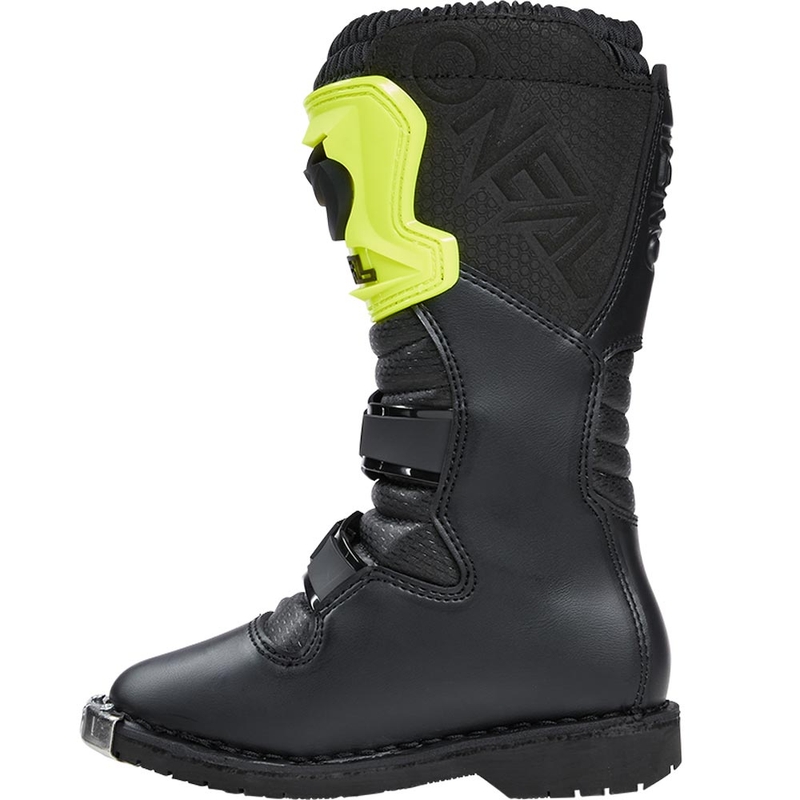 Detské motokrosové topánky O´Neal Rider PRO čierno-fluo žlté