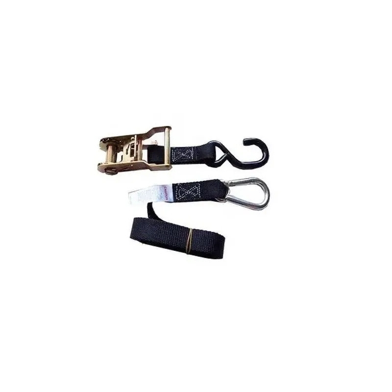 Upínacie popruhy MOTION STUFF (standard hook - ratchet - carabiner)
