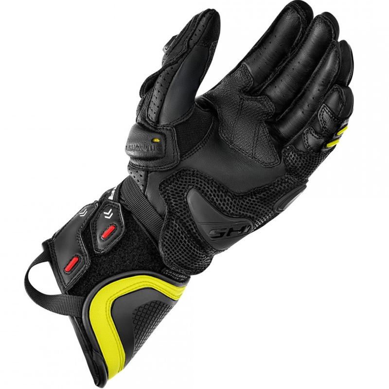 Rukavice na motorku Shima RS-3 fluo žlté
