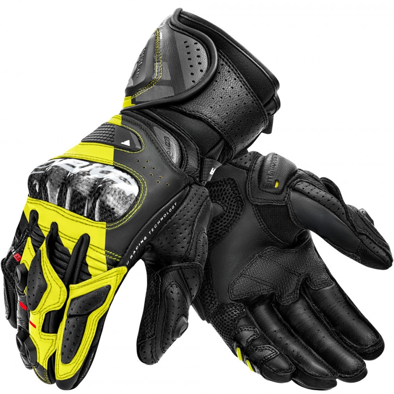 Rukavice na motorku Shima RS-3 fluo žlté