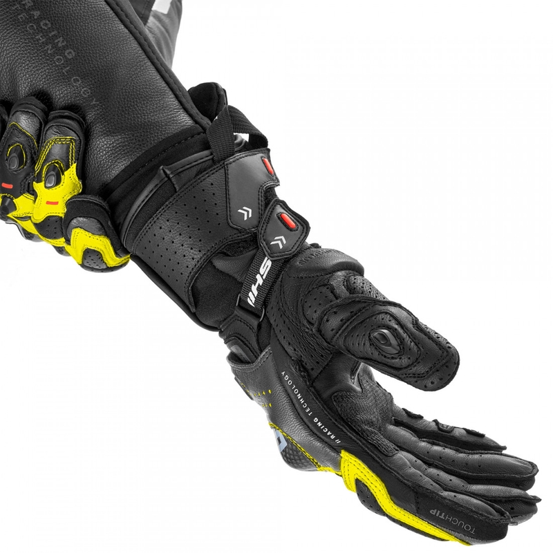 Rukavice na motorku Shima RS-3 fluo žlté