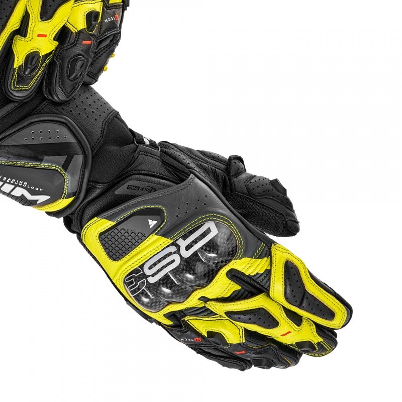 Rukavice na motorku Shima RS-3 fluo žlté