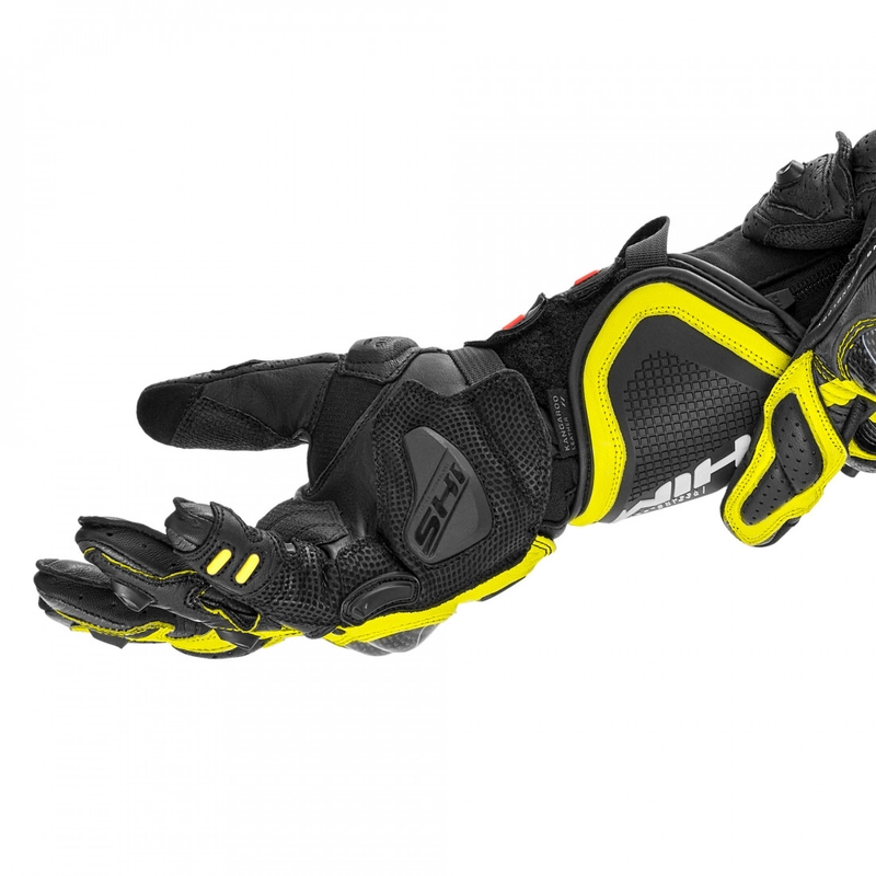 Rukavice na motorku Shima RS-3 fluo žlté