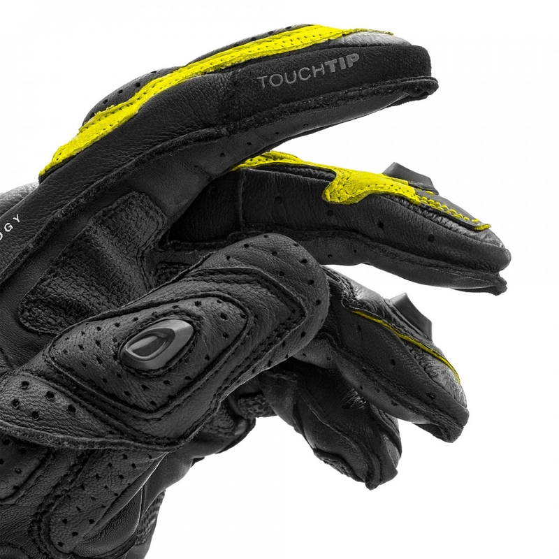 Rukavice na motorku Shima RS-3 fluo žlté