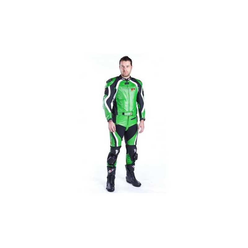 Kombinéza na motocykel MBR 666 RR zelená - veľkosť 46 výpredaj