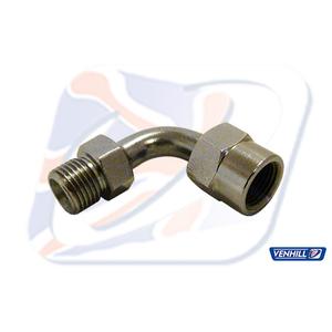 Otočný kĺb Venhill POWERHOSEPLUS E690 90 stupňov 1/8 TH BSP chróm