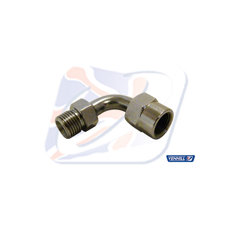Otočný kĺb Venhill POWERHOSEPLUS 90 stupňov 1/8 TH BSP chróm