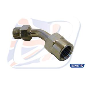 Otočný kĺb Venhill POWERHOSEPLUS E645 45 stupňov 1/8TH BSP chróm