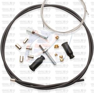 Lanko plynu univerzálne sada Venhill U01-4-100-BK 6mm OUTER (1.35m) čierna