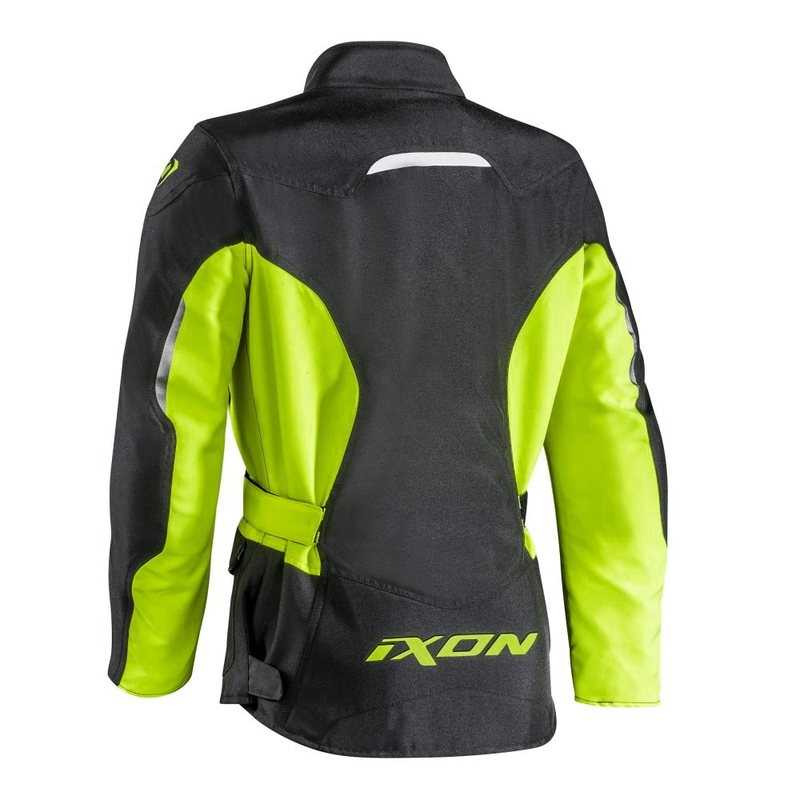 Dámska bunda na motocykel IXON Summit 2 čierno-fluo žltá výpredaj