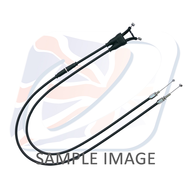 lanká plynu -pár Venhill s nízkym trením čierna pre TRIUMPH Bonneville T100 865 2008-2016