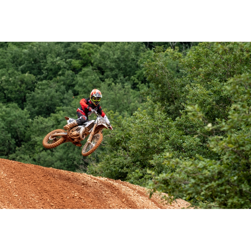 Detské motokrosové nohavice Shot DEVO Ultimate čierno-červené