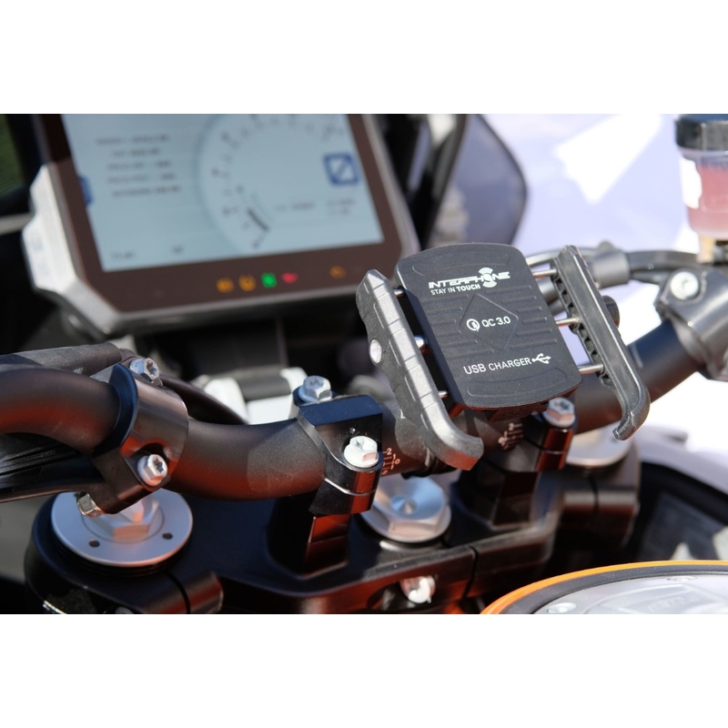 Univerzálny držiak Interphone Motocrab s USB portom