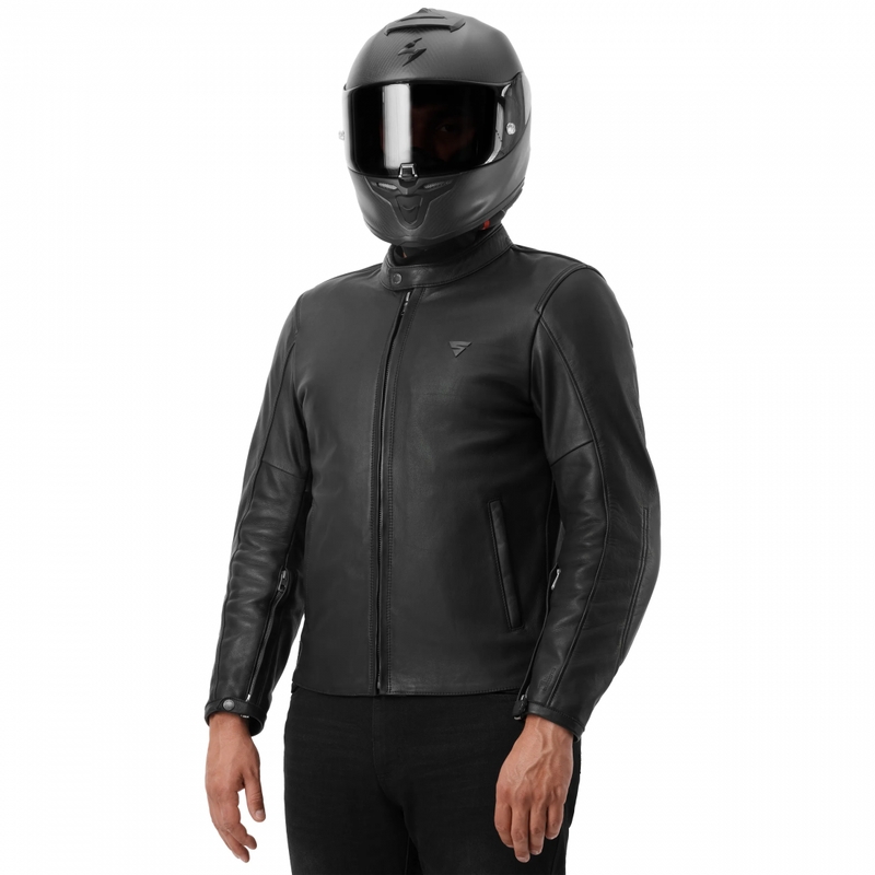 Kožená bunda na motorku Shima Hunter 3.0 čierna