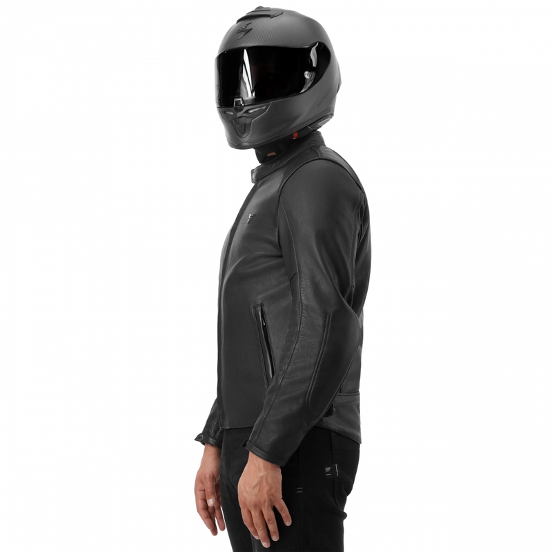Kožená bunda na motorku Shima Hunter 3.0 čierna