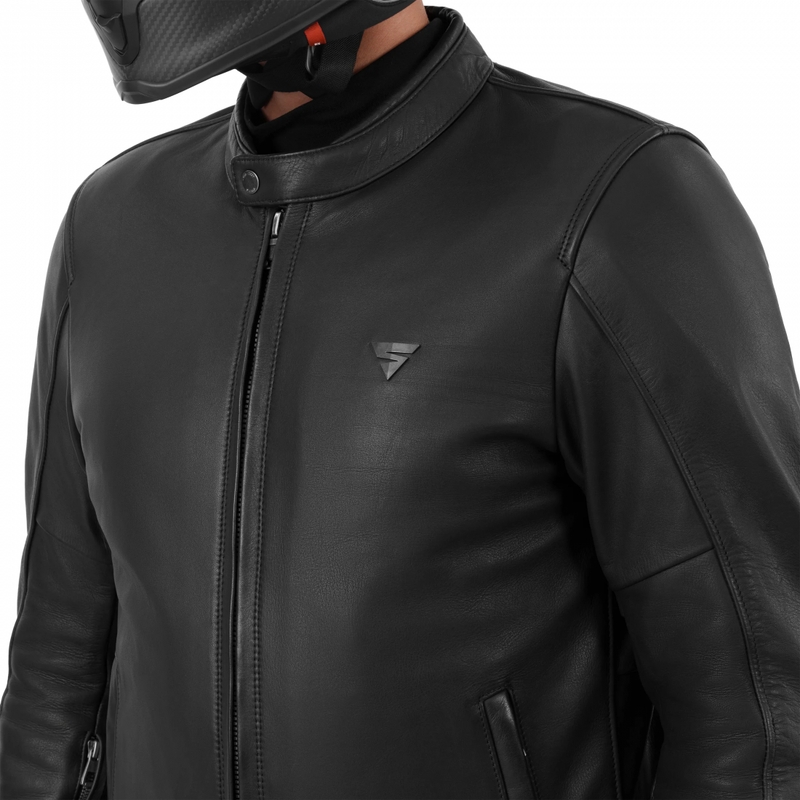 Kožená bunda na motorku Shima Hunter 3.0 čierna