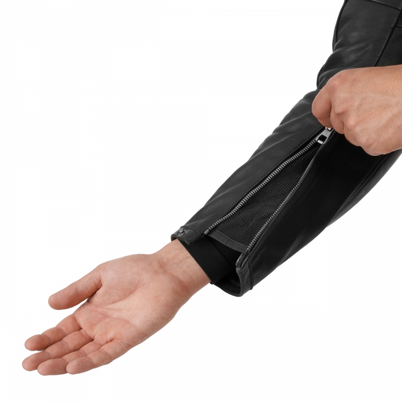 Kožená bunda na motorku Shima Hunter 3.0 čierna