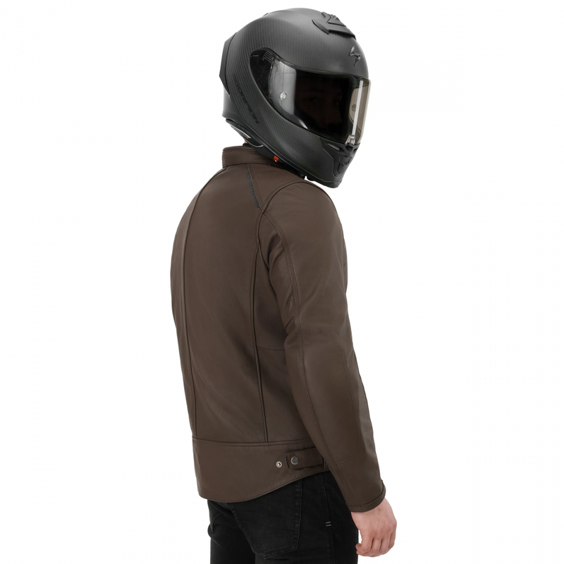 Kožená bunda na motorku Shima Hunter 3.0 hnedá