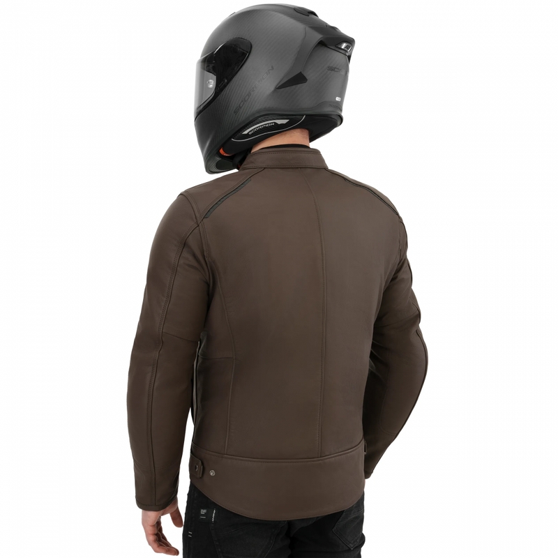 Kožená bunda na motorku Shima Hunter 3.0 hnedá