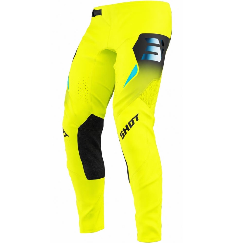 Motokrosové nohavice Shot Aerolite Phase fluo žlté