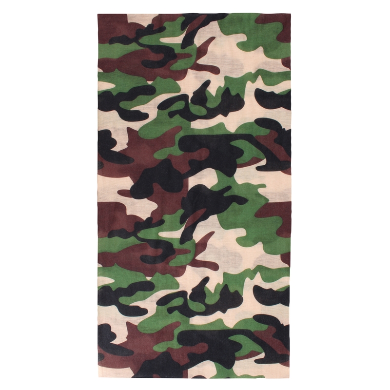 Multifunkčná šatka na motocykel RSA Camo zelená