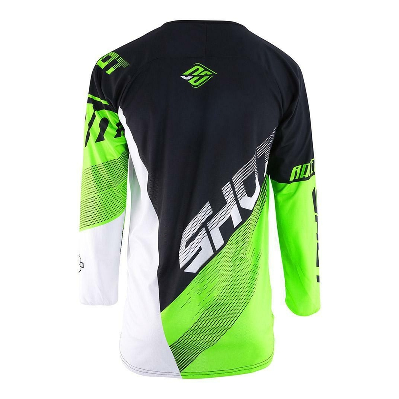 Komplet (dres + nohavice) Shot DEVO Ultimate čierno-fluorescenčno zelený