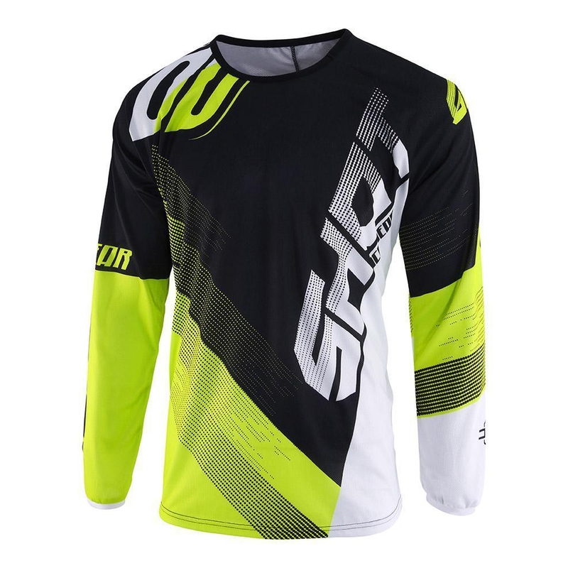 Komplet (dres + nohavice) Shot DEVO Ultimate čierno-fluorescenčno žltý