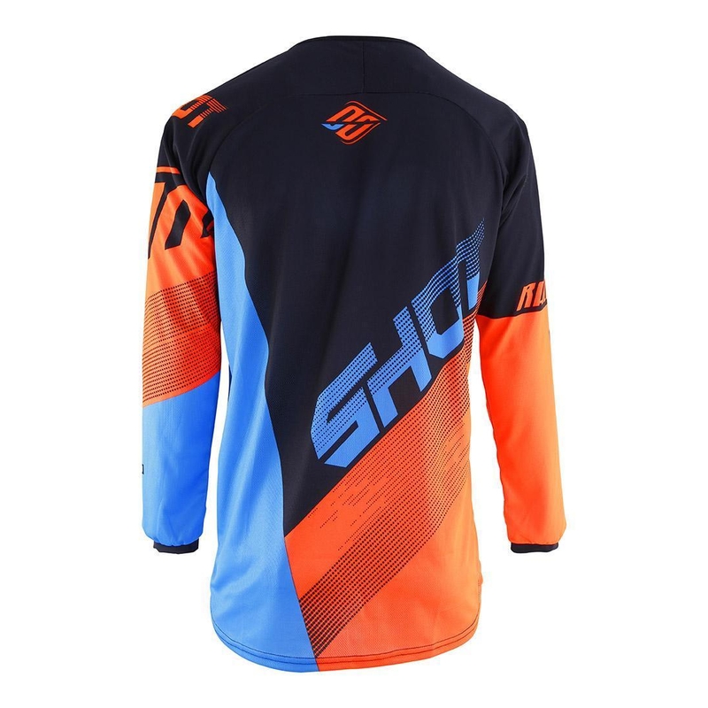 Komplet (dres + nohavice) Shot DEVO Ultimate modro-fluorescenčno oranžový