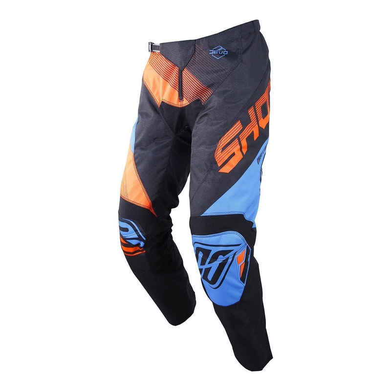 Komplet (dres + nohavice) Shot DEVO Ultimate modro-fluorescenčno oranžový