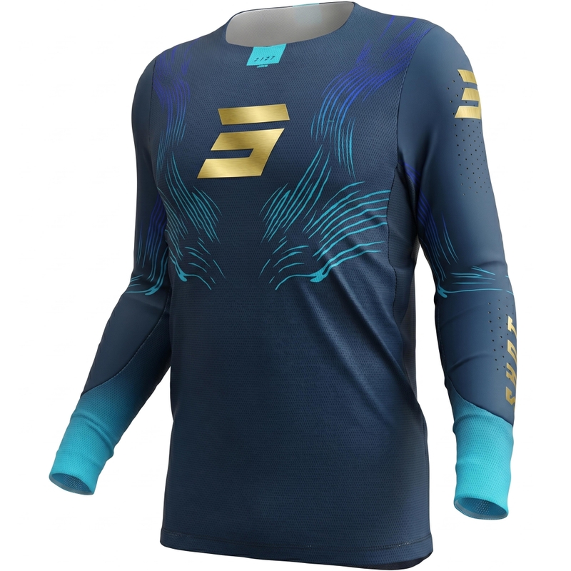 Motokrosový dres Shot Aerolite Volt modrý