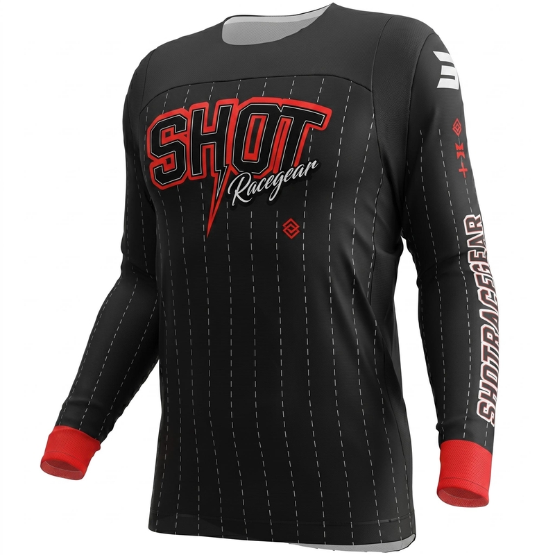 Motokrosový dres Shot Contact Dawg čierny