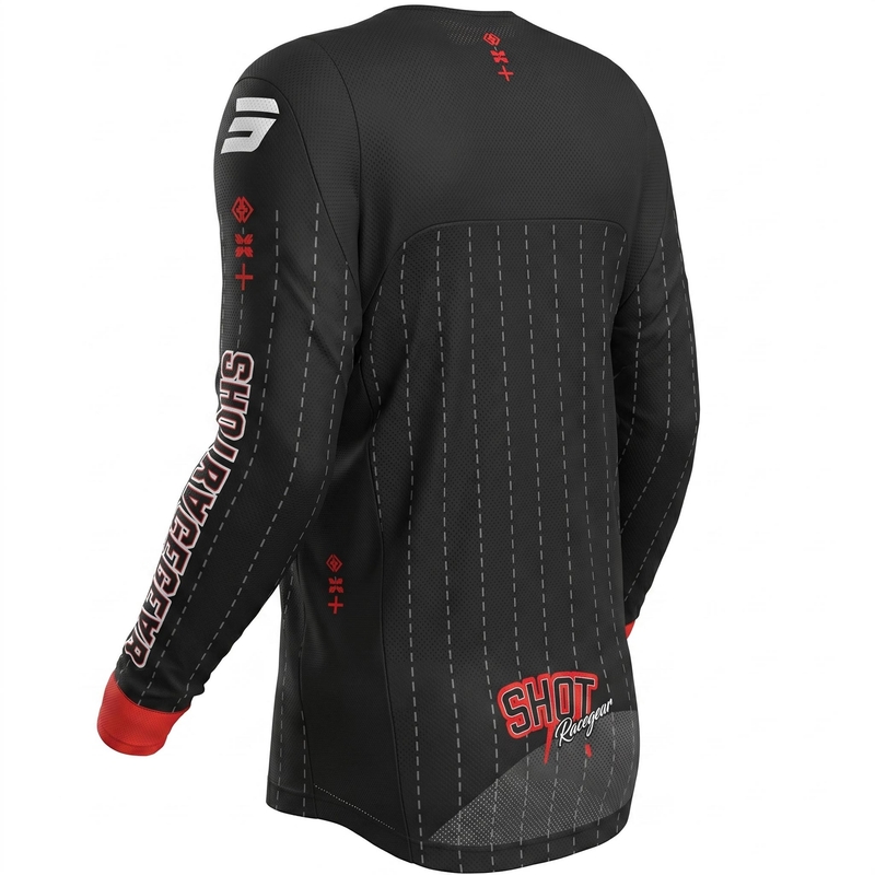 Motokrosový dres Shot Contact Dawg čierny