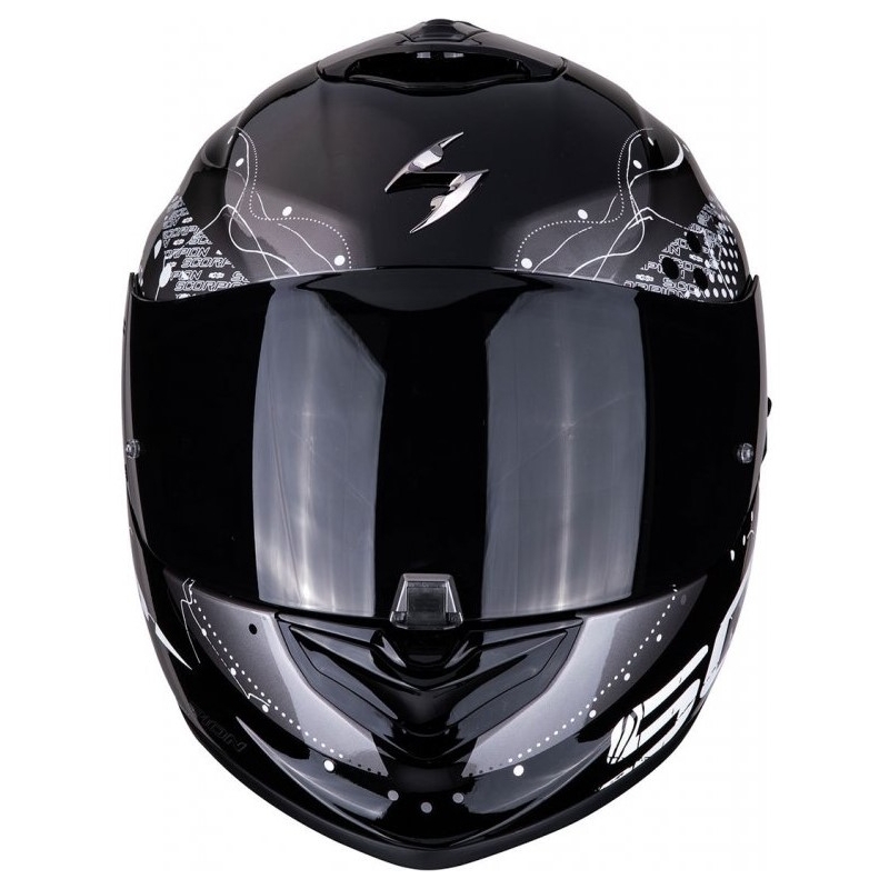 Integrálna prilba Scorpion EXO-1400 Air Classy čierno-strieborná výpredaj