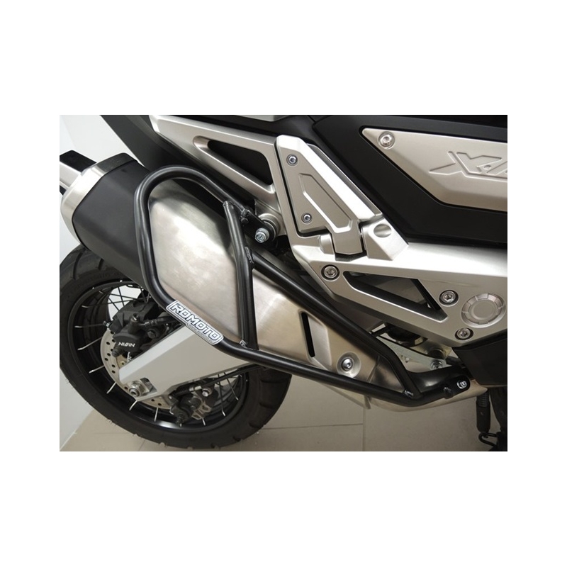 Ochranné kryty výfukov RDMOTO matná čierna