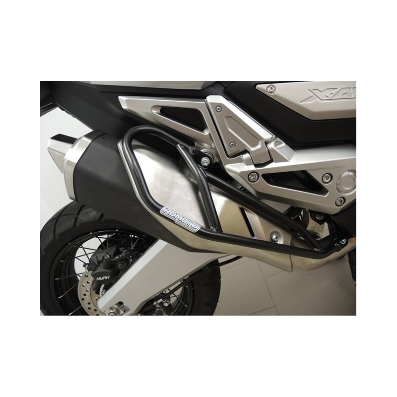 Ochranné kryty výfukov RDMOTO matná čierna
