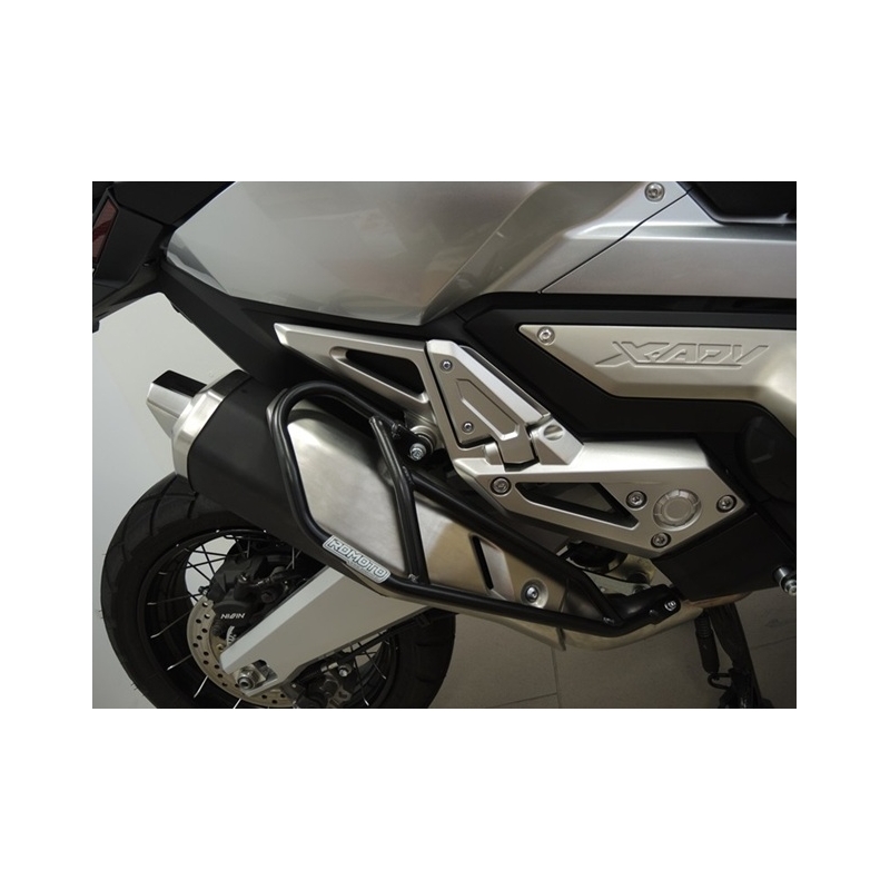 Ochranné kryty výfukov RDMOTO matná čierna