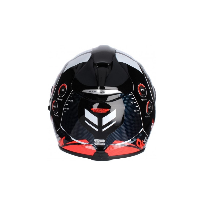 Integrálna prilba Scorpion EXO-1400 Air Torque čierno-červená