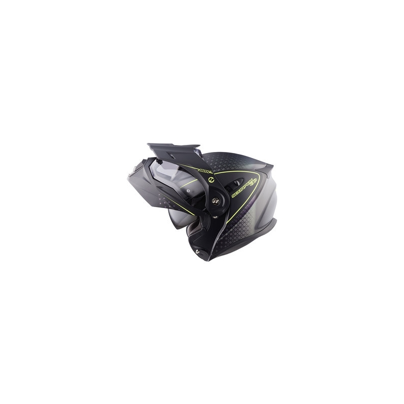 Odklápacia enduro prilba Scorpion ADX-1 Horizon čierno-fluorescenčno žltá výpredaj