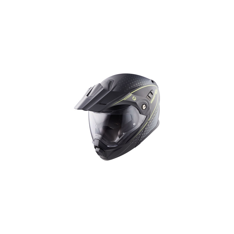 Odklápacia enduro prilba Scorpion ADX-1 Horizon čierno-fluorescenčno žltá výpredaj