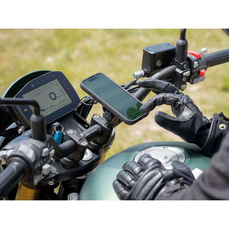 Držiak na upevnenie telefónu na riadidlá Quad Lock® PRO čierny