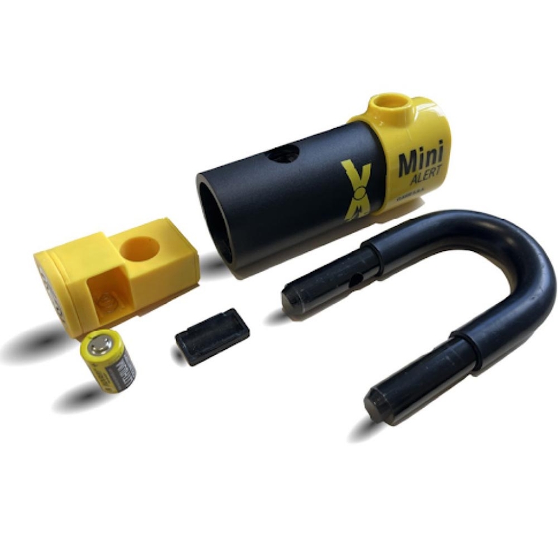 Reťazový zámok na motorku Auvray XTREM Chain so zámkom XTREM Mini Alert U čierny