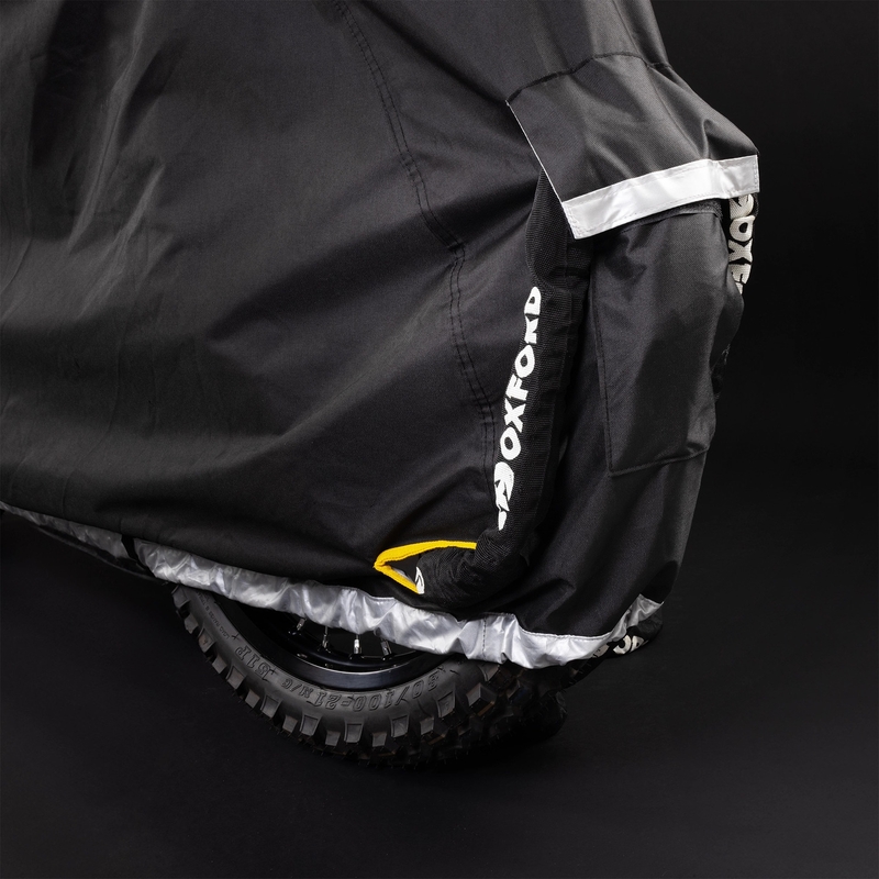 Plachta na motorku Oxford Stormex Pro (s priestorom pre kufor) čierna