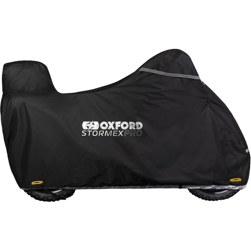 Plachta na motorku Oxford Stormex Pro (s priestorom pre kufor) čierna