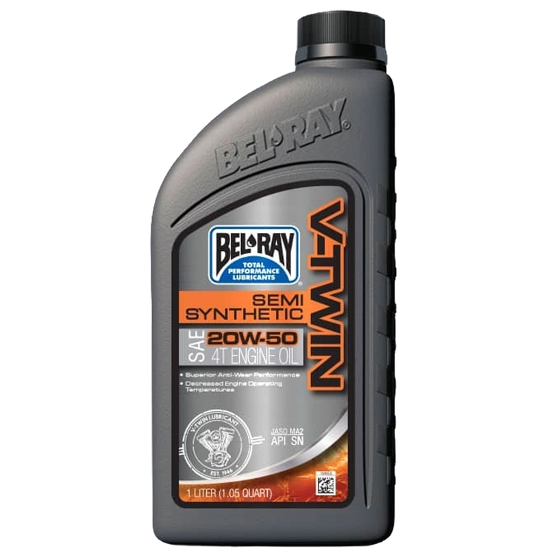 Motorový olej Bel-Ray V-TWIN SEMI SYNTHETIC 20W-50 1 l