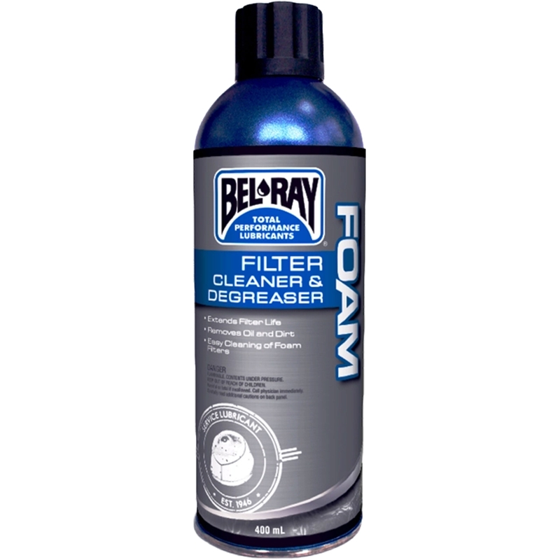 Čistič filtrov Bel-Ray FOAM FILTER CLEANER & DEGREASER (400 ml sprej)